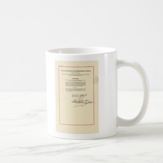 Mug 26ème constitution des États-Unis d'amendement (Droite)