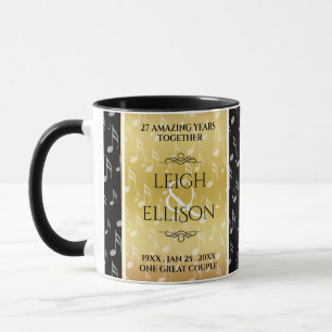 Mug 27e anniversaire du Mariage de musique