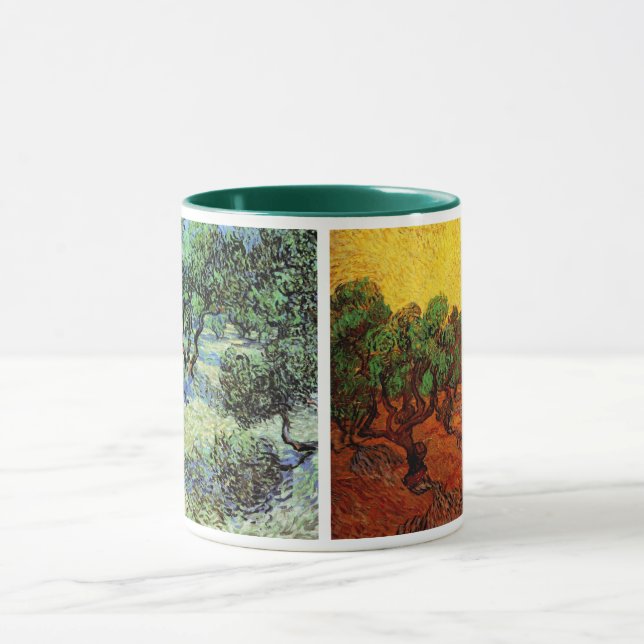 Mug 2 arbres différents du verger d'oliviers de Van Go (Centre)