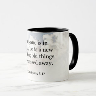 Mug 2 Corinthiens 5:17, verset de la Bible,