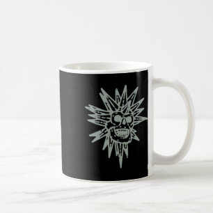 Mug (2 Côté) Éffrayant Island Est 2002 Crâne d'attract