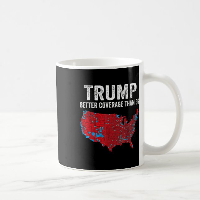 Mug 2 Côté Trump Meilleure Couverture Que 5g Pouvez-Vo (Droite)