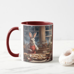 Mug 2 Lapins 1 Cuisine Cuisson des biscuits de Noël