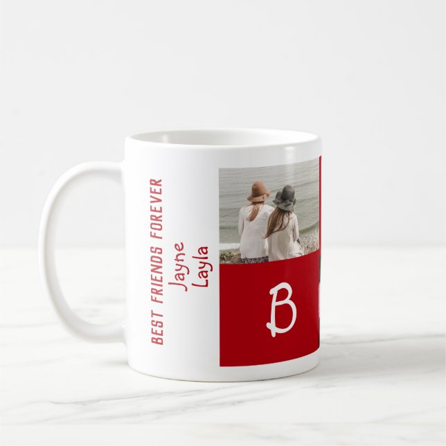 Mug 2 Meilleurs Amis Pour Toujours BFF 3 Photos À Gauc (Gauche)