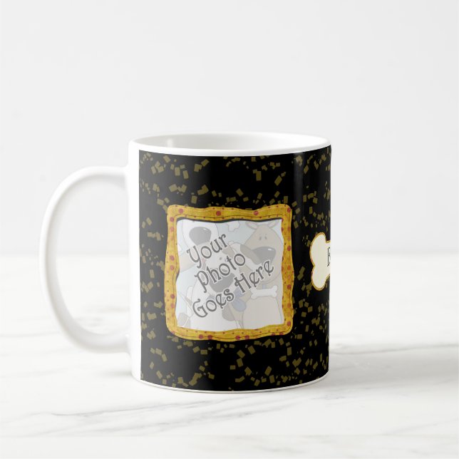 Mug 2 Photo Whimsar Chien Polka Dot Confetti Keepsaké (Gauche)