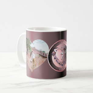 Mug 2 Photos 7e anniversaire du Mariage de cuivre