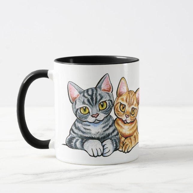 Mug 2 Shorthairs américains (Gauche)