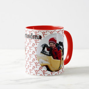 Mug 2 Sucre de canne photo Cadeau de café de Noël