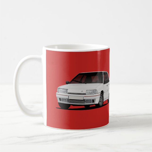 Mug 2 x blanc Citroën BX GT i (Gauche)