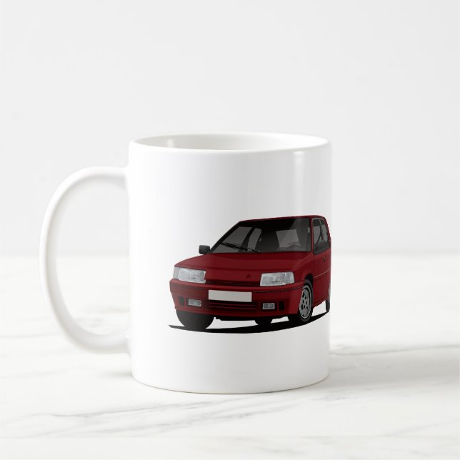 Mug 2 x BX GTi rouge foncé (Gauche)