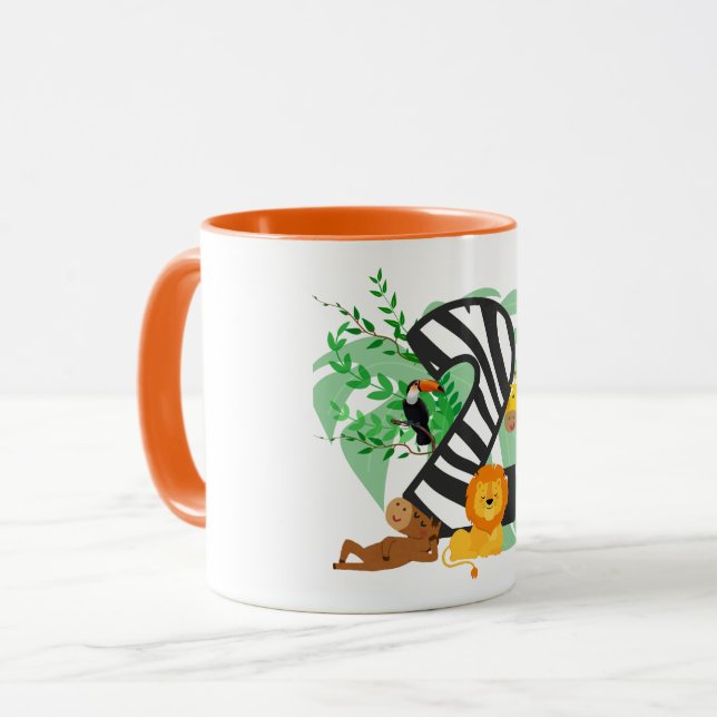 Mug 2 years old! Happy Birthday baby! (Devant gauche)