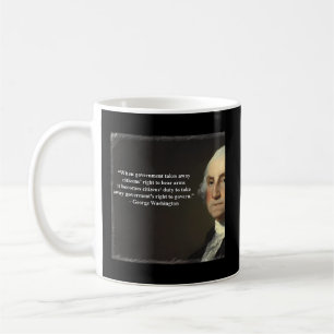 Mug 2A 2E Amendement Support Avec George Washington Qu