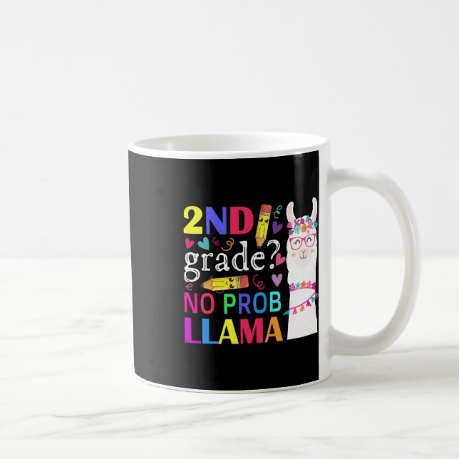 Mug 2e année No Prob-llama Enseignant Premier jour (Droite)