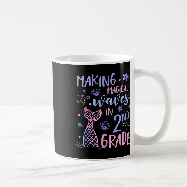 Mug 2E Année Pour Les Filles Mignonne Sirène Retour À  (Droite)
