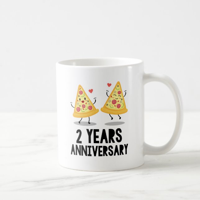 Mug 2e anniversaire 2 ans (Droite)