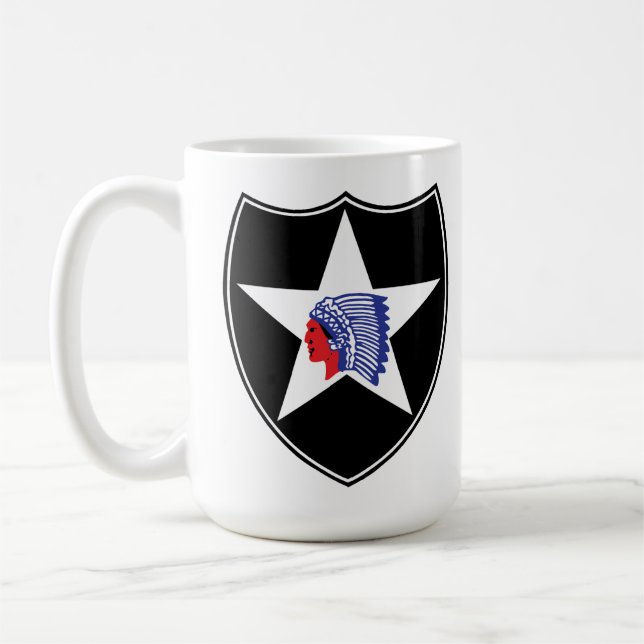 Mug 2e division d'infanterie Patch États-Unis (Gauche)