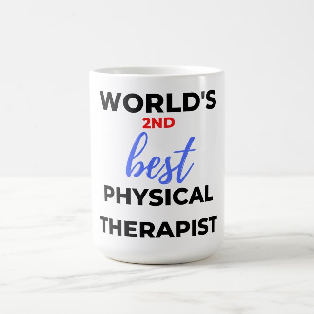 Mug 2e meilleur physiothérapeute au monde 2 (Centre)