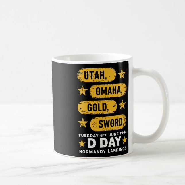Mug 2ème guerre mondiale D Day Beaches World War 2 Arm (Droite)
