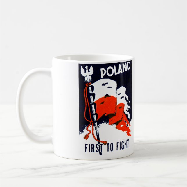 Mug 2ÈME GUERRE MONDIALE Pologne, combattre d'abord (Gauche)