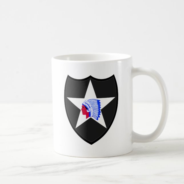 Mug 2nd U.S. Infantry Division Indianhead (Droite)