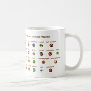 Mug 30 Aliments basse pression artérielle pour droits