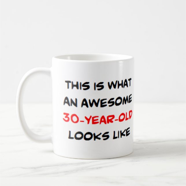 Mug 30 ans, génial (Gauche)
