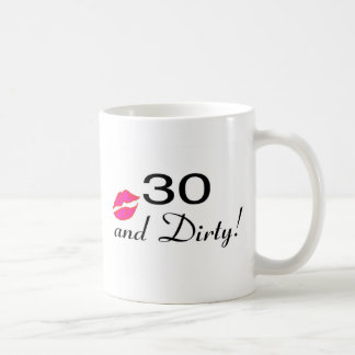 Mug 30 et lèvres sales