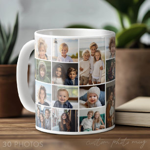 Mug 30 photos en mosaïque - grille de petites images