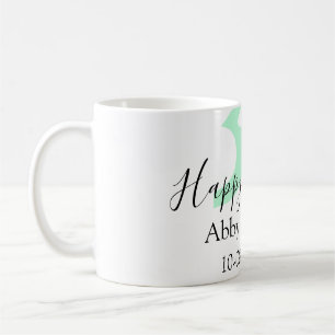 Mug 30e anniversaire lettre gras pastel jaune noir ret