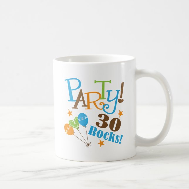 Mug 30ème Idées de cadeau d'anniversaire (Droite)
