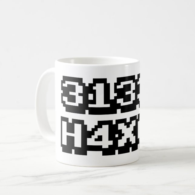MUG 31337 H4X0R (Devant gauche)