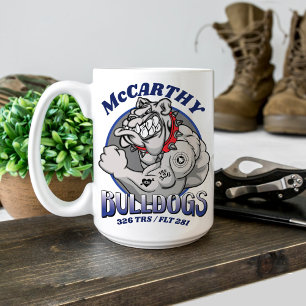 Mug 326 Bulldogs Air Force BMT Graduation Cadeau perso
