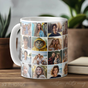 Mug 32 photos en mosaïque - petites images