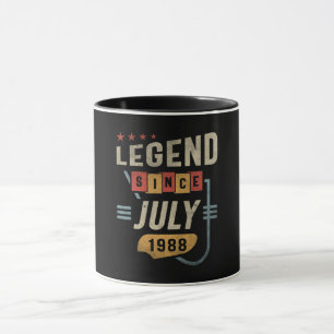 Mug 35 Ans Légende depuis juillet 1988 35e anniversair