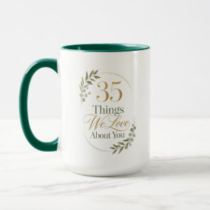 Mug 35 choses que j'aime chez ma femme