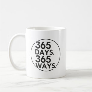 Mug 365 Jours, 365 Moyens - Succès, Gymnase, Hustle, G