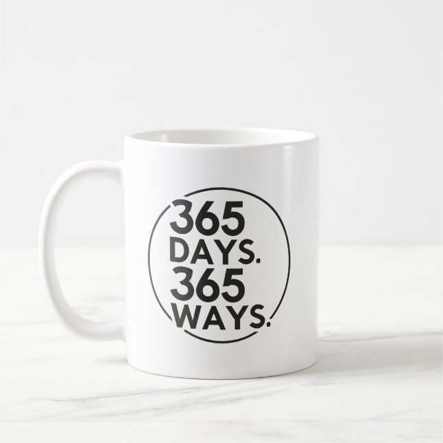 Mug 365 Jours, 365 Moyens - Succès, Gymnase, Hustle, G (Gauche)