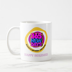 Mug 365 nouveaux jours, raisons de s'améliorer, utilis