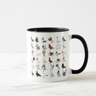 Mug 36 races de pigeon