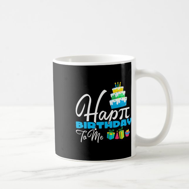 Mug 3.14 Gâteau Joyeux Jour Pi Pour Enseignant Joyeux  (Droite)