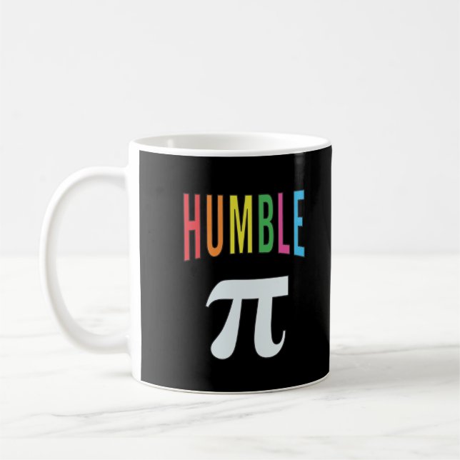 Mug 3.14 Humble Pie Pi Pun Drôle Math Plaisanterie (Gauche)