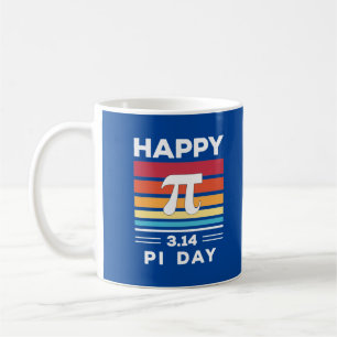 Mug 3.14 Jour Vintage du coucher de soleil Joyeux Pi