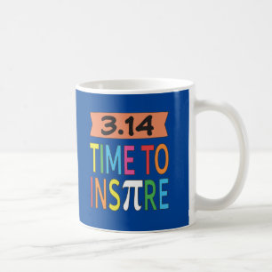 Mug 3.14 Le Temps D'Inspirer Pi Pun Drôle Plaisanterie
