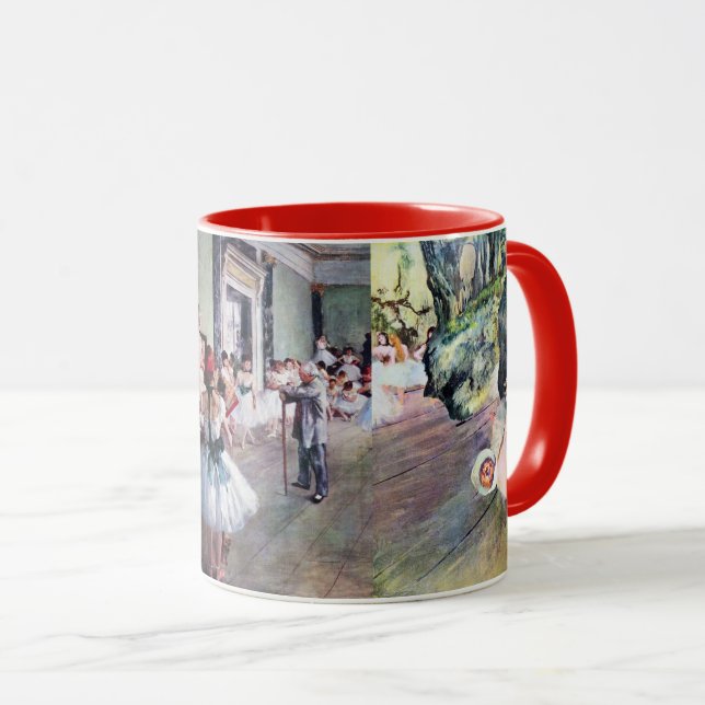 Mug 3 Ballerines différentes par Edgar Degas (Devant droit)