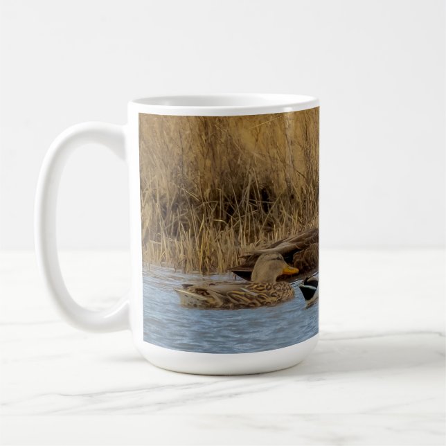 Mug 3 Canards 11 oz ou 15 oz de muscade (Gauche)