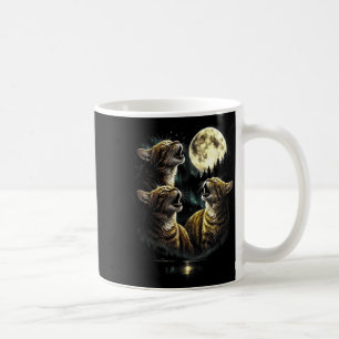Mug 3 Chat d'automne hurlant à la lune Vintage drôle 8