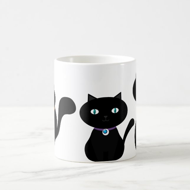 Mug 3 CHATS NOIRS MIGNONS dans toutes les tailles (Centre)