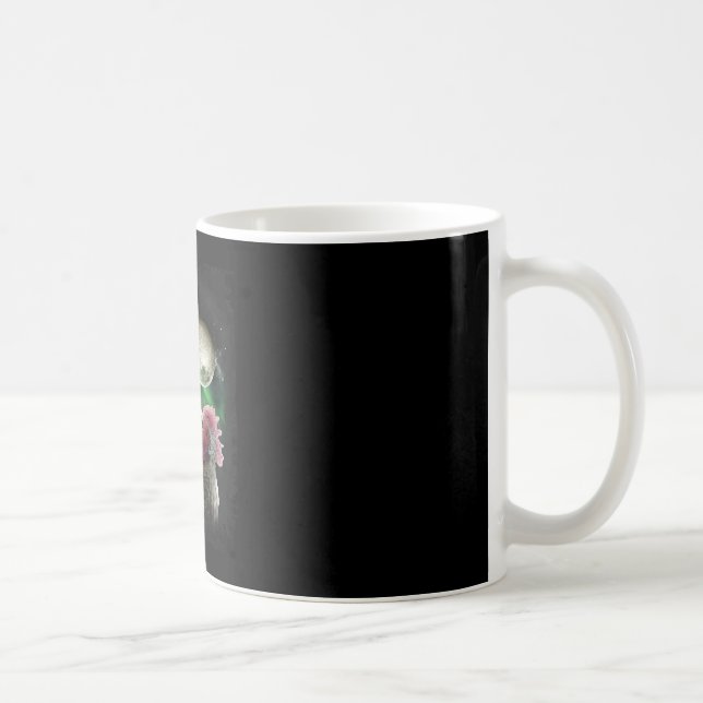 Mug 3 Chicken Moon Wolf Chickens Howling Wolves  (Droite)