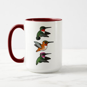 Mug 3 colibris Birdorés en vol