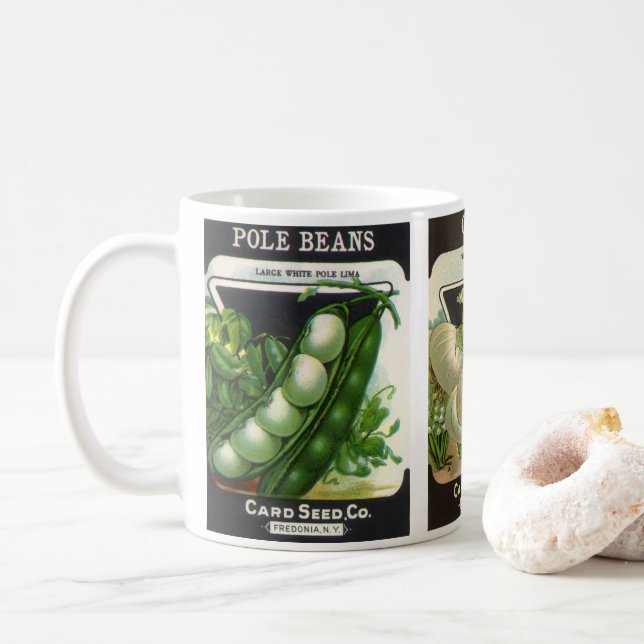 Mug 3 conceptions d'art d'étiquette de paquet de semen (Avec donut)